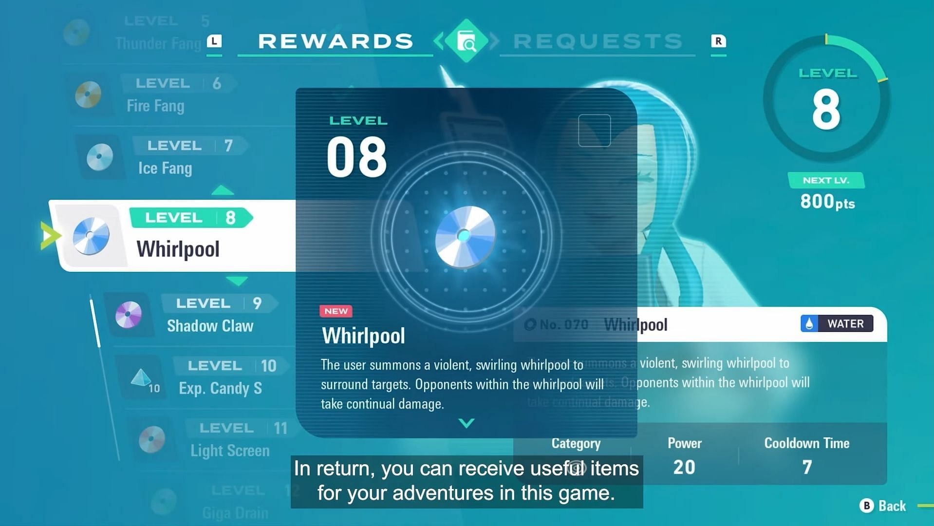 Get ready to do a lot of Mable's sidequests to teach your Pokemon moves (Image via TPC)